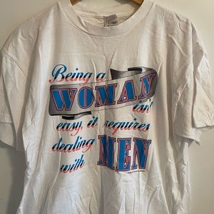 Vintage Feminist T Shirt Graphic Tee Funny